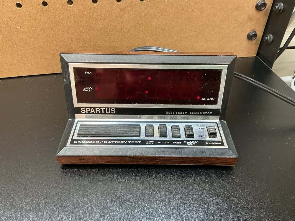 Vintage Spartus Apollo Model 1140 Digital Alarm Clock